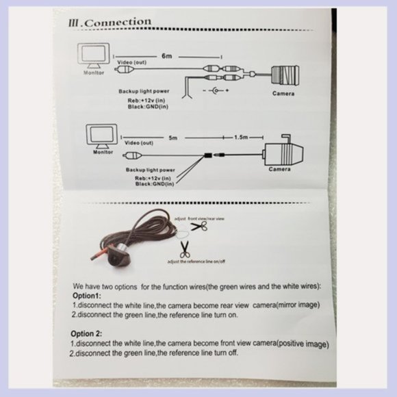 Back Up Camera, License Plate Back Up Camera - Picture 3 of 6